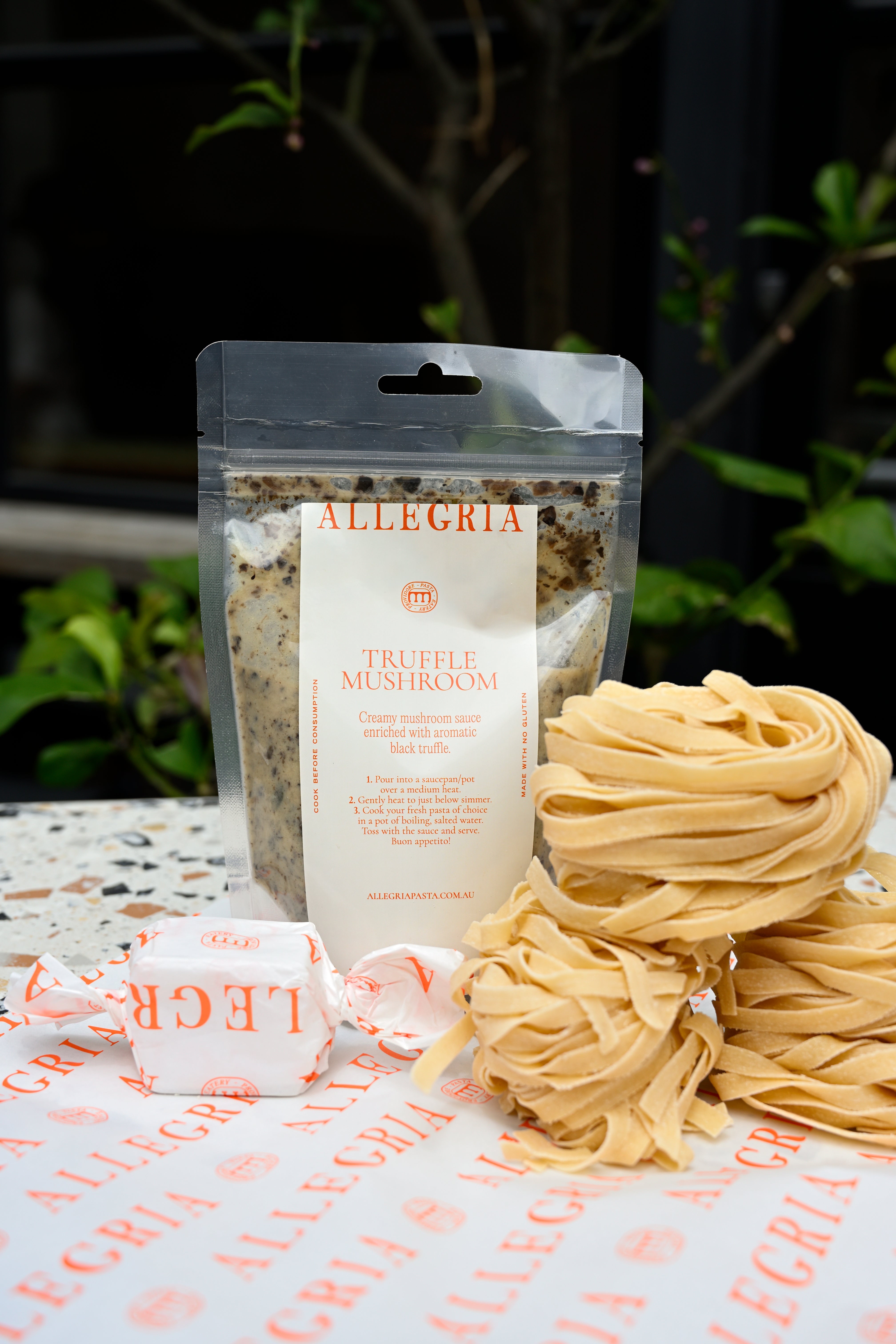 Fettuccine W/ Truffle Mushroom