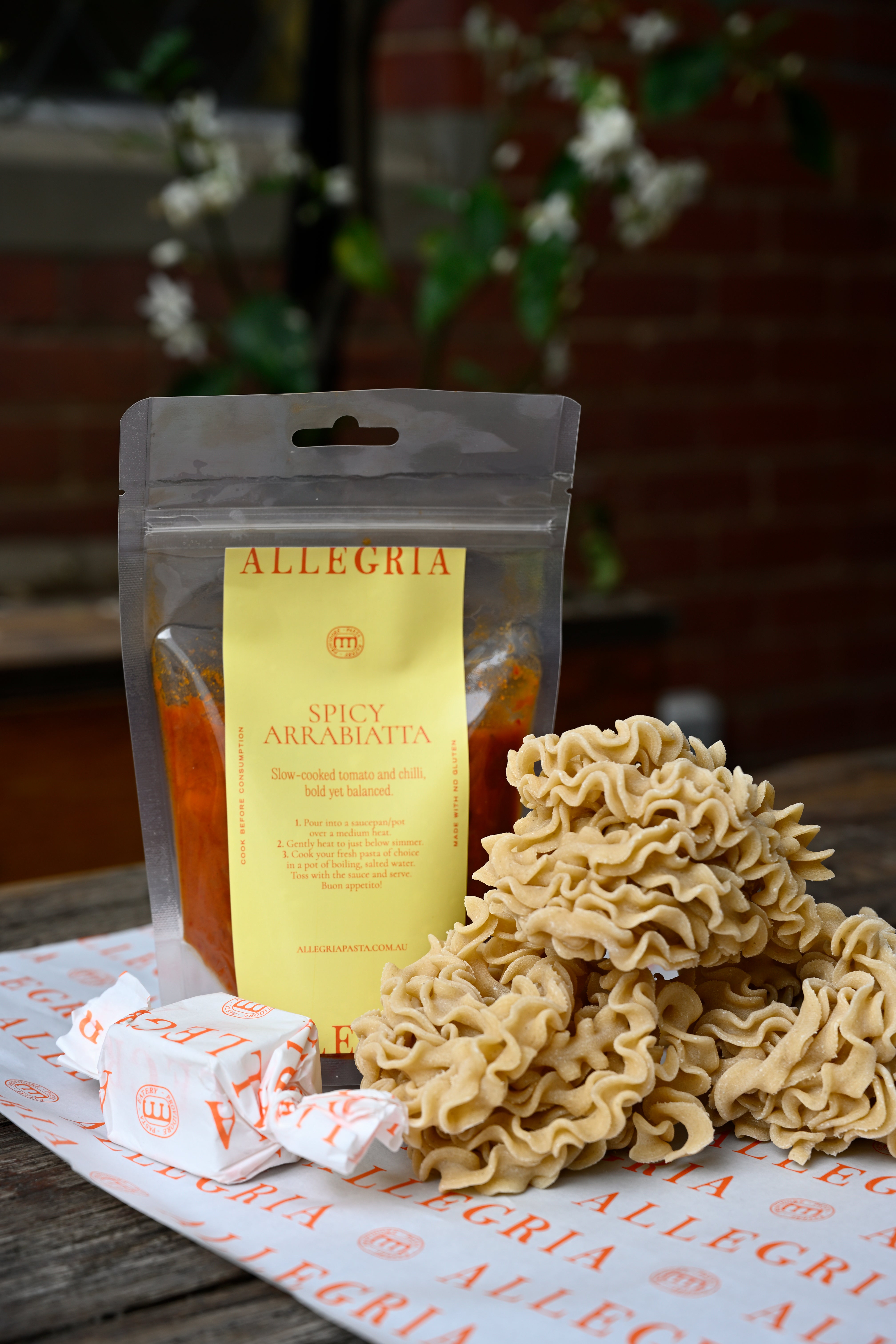 Mafalde W/ Spicy Arrabbiata